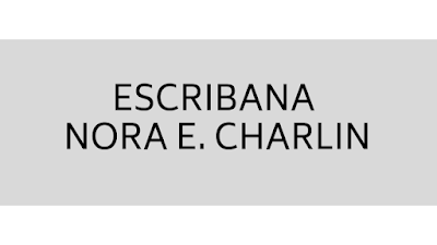 ESCRIBANIA CHARLIN