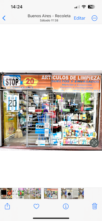 Stop 20 Artículos De Limpieza