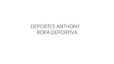 DEPORTES ANTHONY