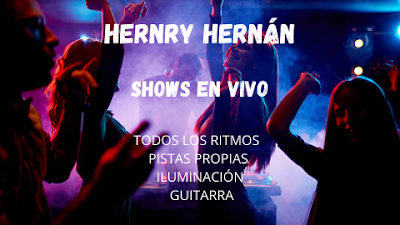 Shows en Vivo - Herny Conalt