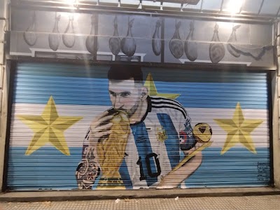 Mural Messi Copa del Mundo 2022