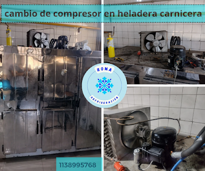 ROMA Refrigeración Servicio técnico heladeras / Aires acondicionados / heladeras comerciales