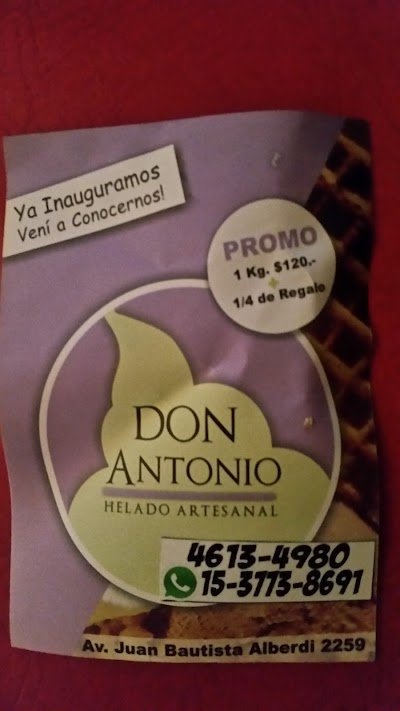 DON ANTONIO - Helado Artesanal -