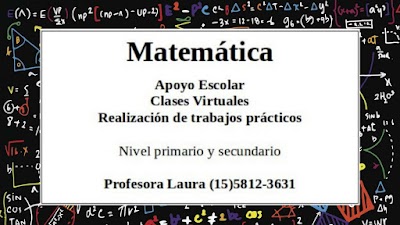 Profesora - Clases particulares de Matemática