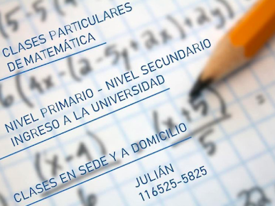 Clases particulares de Matemática, Física, Lengua y Literatura