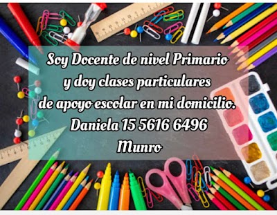 Clases Particulares - Apoyo Escolar