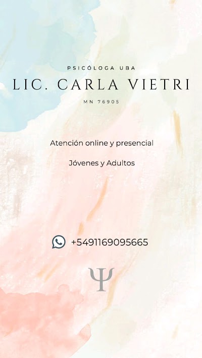 Psicologa Lic. Carla Vietri