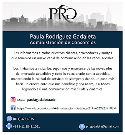 Paula Gadaleta Administración