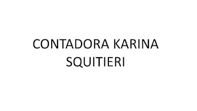 Contadora Karina Squitieri