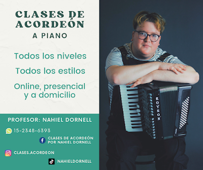 Clases de Acordeón A Piano por Nahiel Dornell