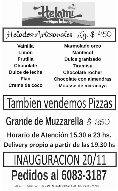 La casa del pizza y el helado helami