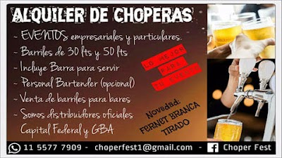 ALQUILER DE CHOPERAS