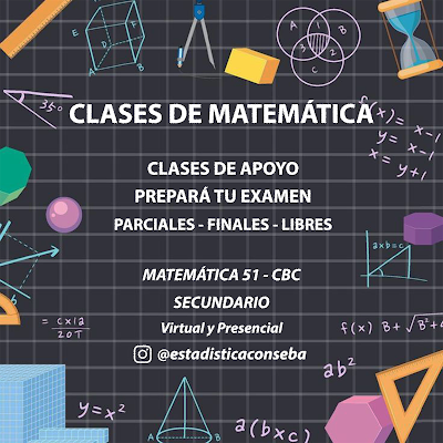 Clases Particulares de Estadística y Matemática - Psicología, CBC