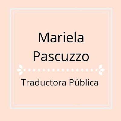 Traductora Pública Mariela Pascuzzo