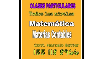 Clases particulares de Matemática y Contabilidad