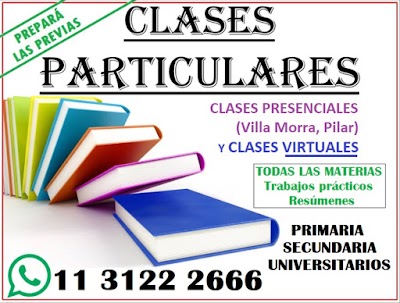 CLASES PARTICULARES todas las materias