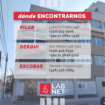 Laboratorio Lab-Net Bioquímica Acreditada S.R.L. | Sede Escobar