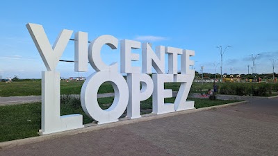 Cartel corpóreo "Vicente Lopez"