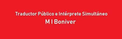 Traductor Público e Intérprete Simultáneo M I BONIVER