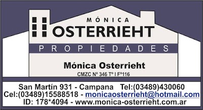 Monica Osterrieht Propiedades