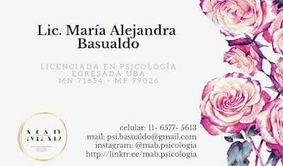 Psicologa Lic. María Alejandra Basualdo