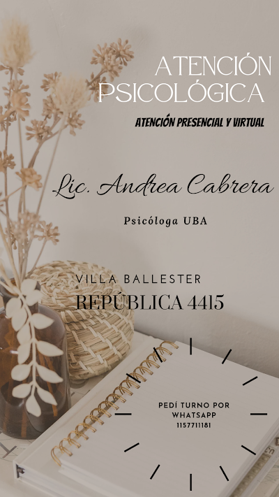 Lic. Andrea Cabrera