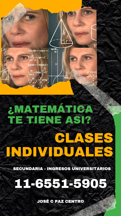 CLASES PARTICULARES de Matemática