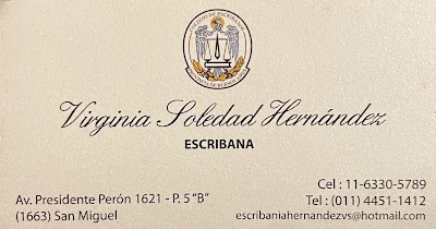 Escribania Virginia Hernández