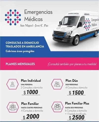 Emergencias médicas San Miguel y José c paz