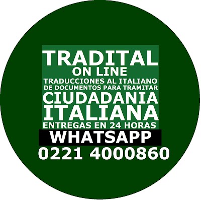 TRADUCCIONES AL ITALIANO EN LA PLATA WSAPP +542214000860