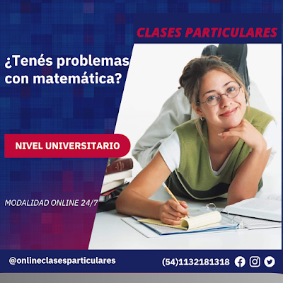 APOYO ESCOLAR BUENOS AIRES I MATEMÁTICAS CLASES PARTICULARES