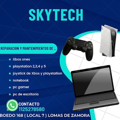 Skytech computación - reparación PC gamer notebook PS4 Playstation -