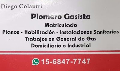 Plomero gasista matriculado