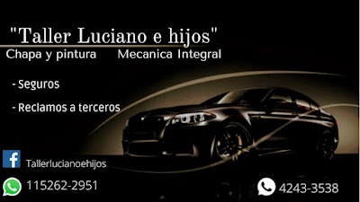 TALLER LUCIANO *REPARACION INTEGRAL AUTOMOTOR*.Mecanica gral, chapa y pintura.