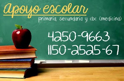 Clases Particulares, escuela y CBC Medicina