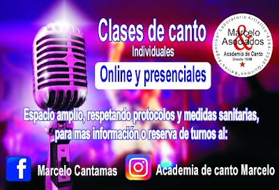 Clases de Canto individuales y grupales (presenciales)