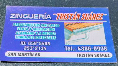 Zingueria Tristan Suarez