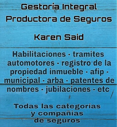 Gestoria integral y Productora de Seguros Karen Said