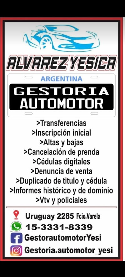 Gestoria Automotor Alvarez Yesica