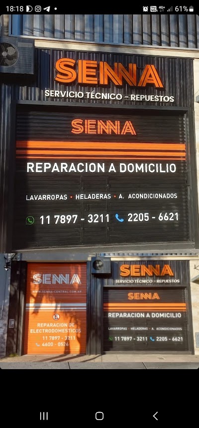 SENNA CENTRAL lavarropas heladeras aire acondicionado