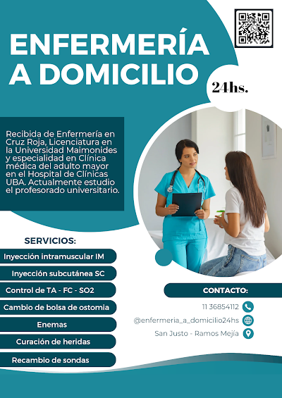 Enfermería a domicilio 24hs