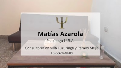 Matias Azarola Psicologo - Atencion en Psicologia - Orientacion Vocacional - Sexologia - Terapia de Pareja