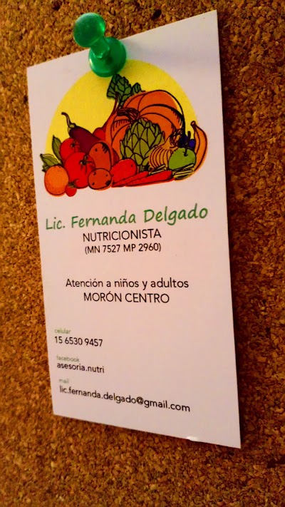 Lic. Fernanda Delgado Nutricionista