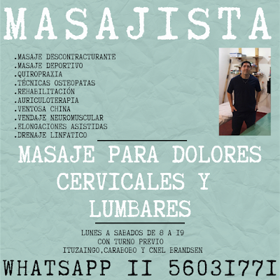 Masajista y terapias alternativas