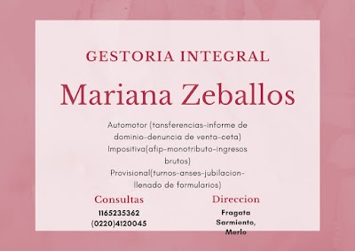 Gestoria General Mariana Zeballos