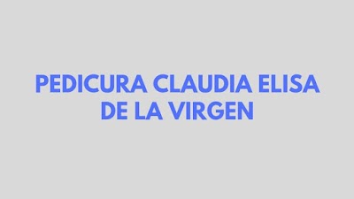 ENFERMERA -PEDICURA CLAUDIA ELISA LA VIRGEN-MATRICULADA