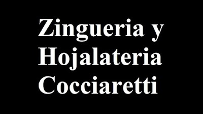 Zingueria y Hojalateria Cocciaretti