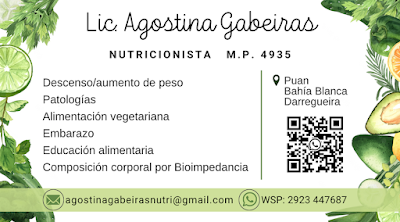 Nutricionista Lic. Agostina Gabeiras