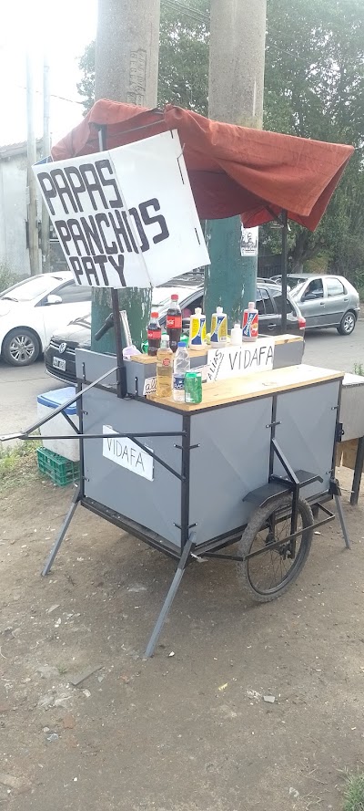 Comida al paso Panchos Hamburguesas y Papas fritas