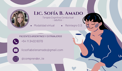 Lic. Sofia Amado Psicología Online